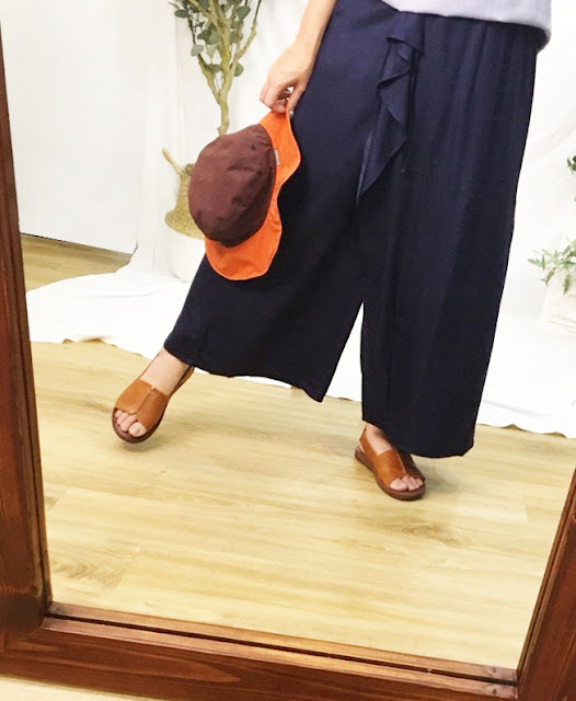 老幫手實穿凌晨飛行計畫抽繩綁帶嫘縈褲裙