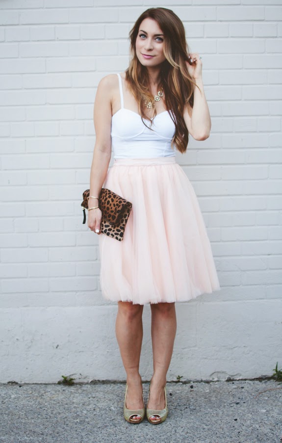 OOTD - Blush Pink Tulle Skirt for our Wedding Anniversary | La Petite ...