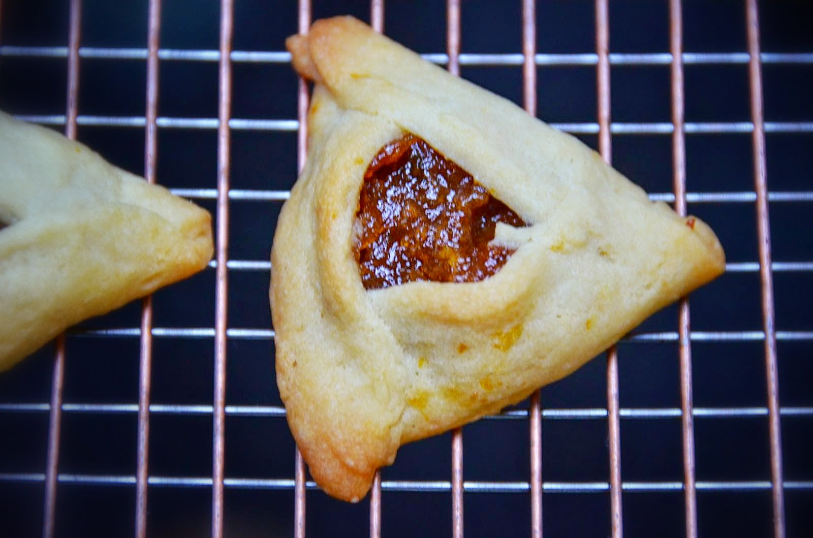 Hamantaschen with Apricot Rosemary Filling | Cheesy Pennies