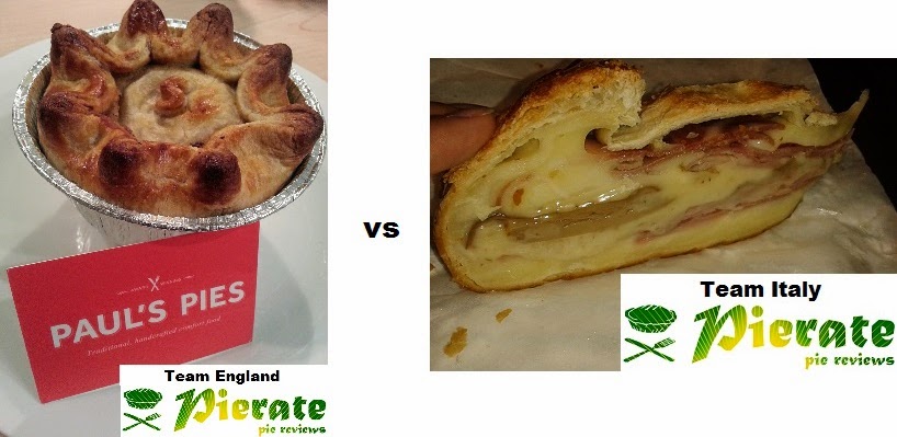 Football World Cup Pie Review England v Italy