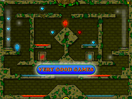 Fireboy and Watergirl in the Forest Temple game