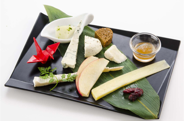 JAL First Class cheese offerings for Winter 2013