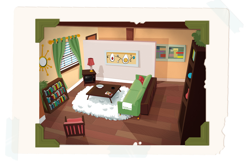 Jarrod Gecek 60's Living Room