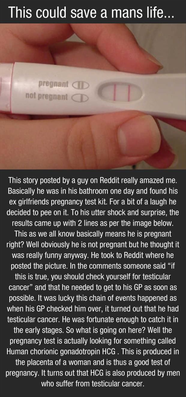 This Guy Took A Pregnancy Test As A Joke He Had No Clue This Would End Up Saving His Life Todby