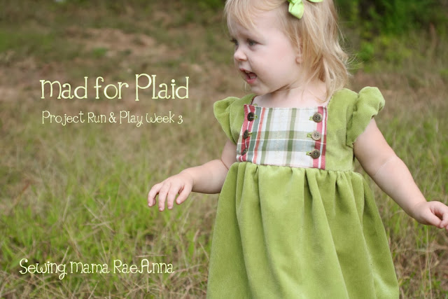 Sewing Mama Raeanna Project Run And Play Week 3 Mad For Plaid