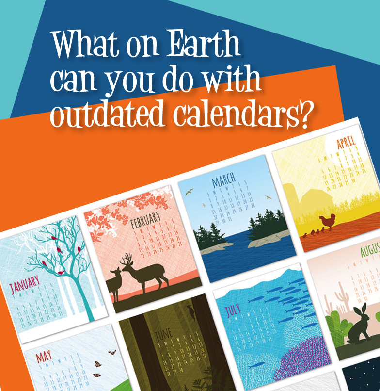 How to repurpose old calendars
