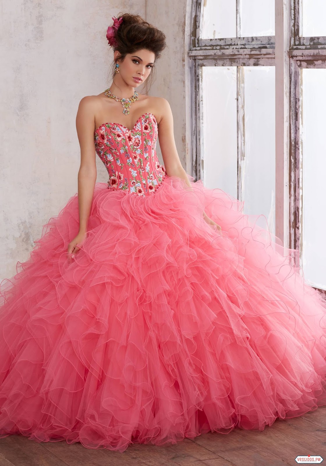 Vestido Quinceañera Vestidos De Damas Para QuinceaÃ±eras Xv Años