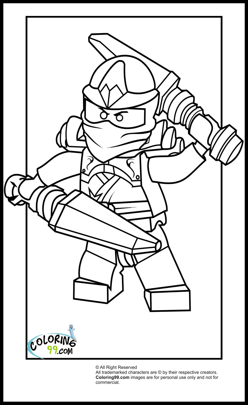 kai ninjago coloring pages - photo #7