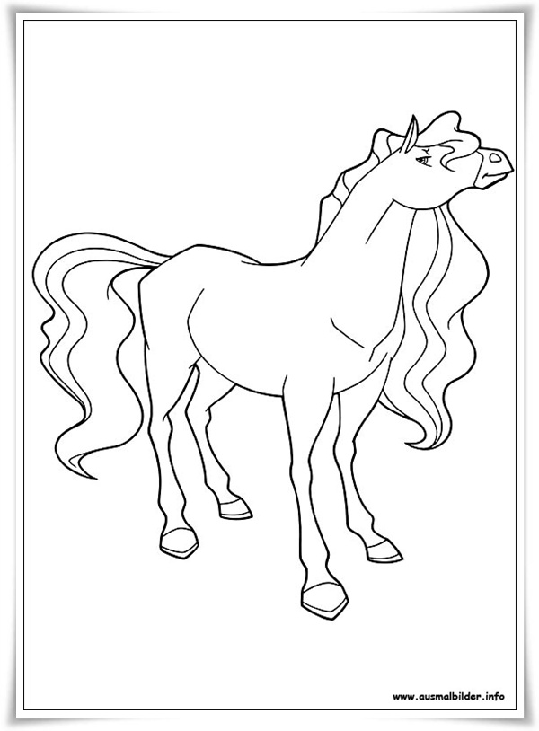 Ausmalbilder zum Ausdrucken: Ausmalbilder Horseland Kostenlos