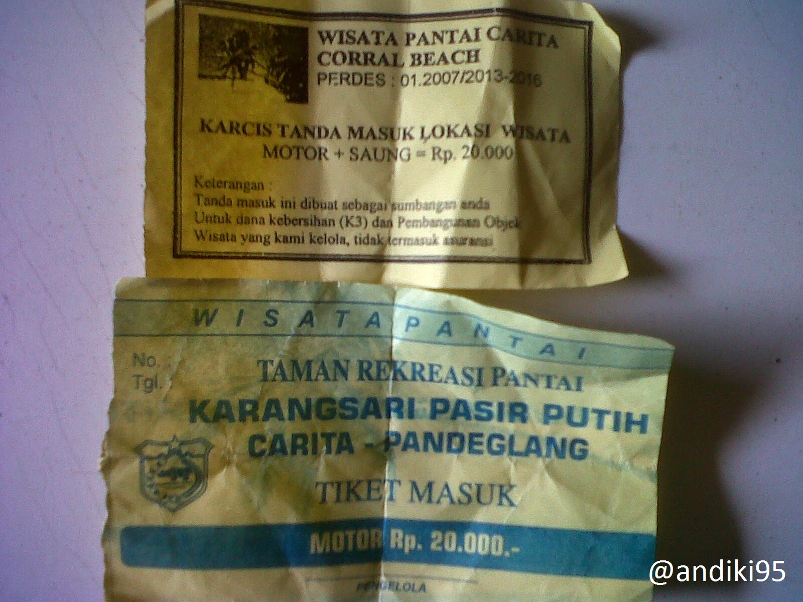 Tempat Wisata Pasir Putih Pantai Carita Anyer Banten