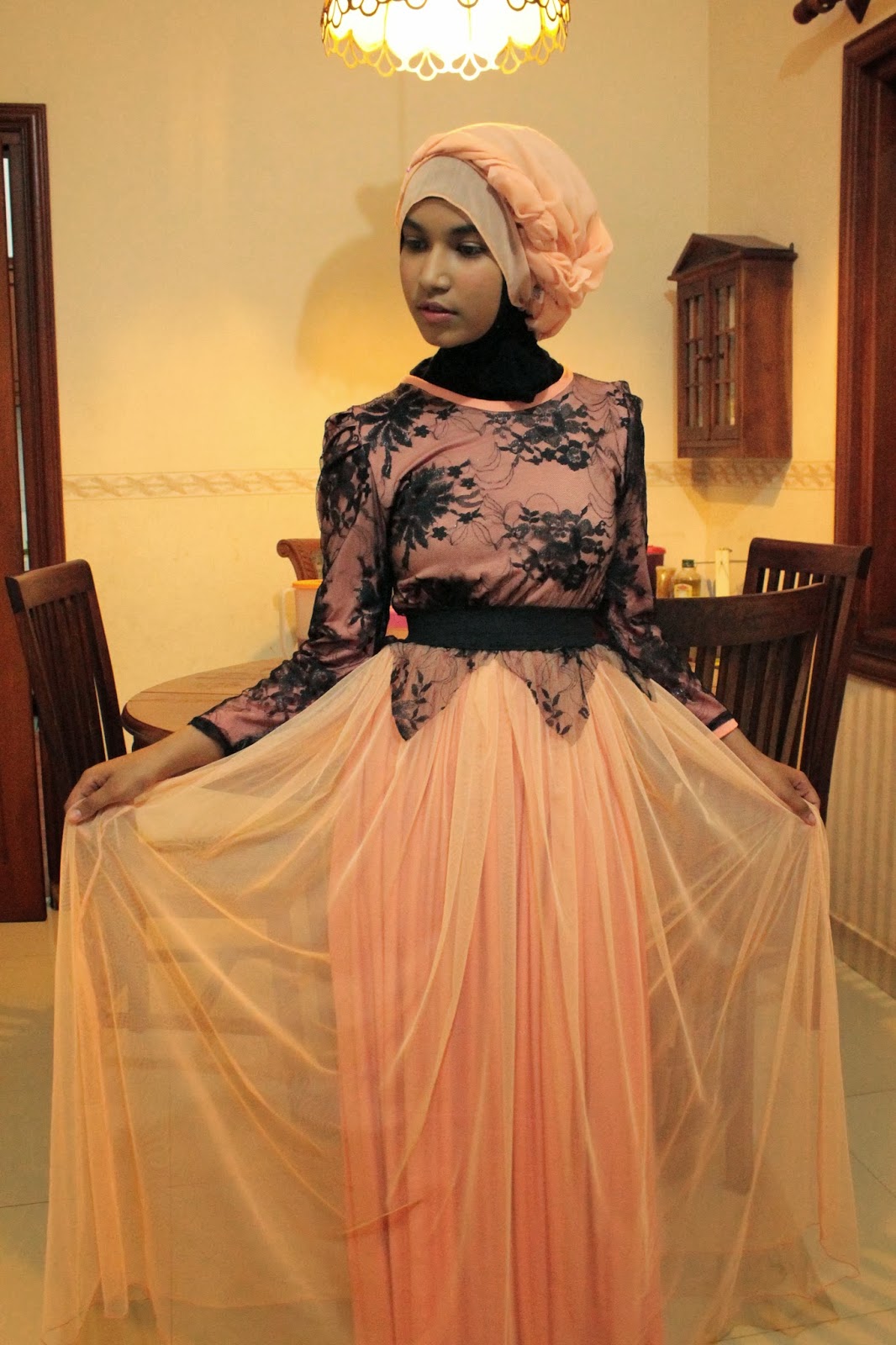how to wear hijab for party