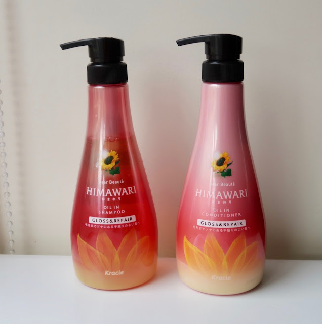 Himawari Gloss and Repair Oil in Shampoo and Conditioner For glossy