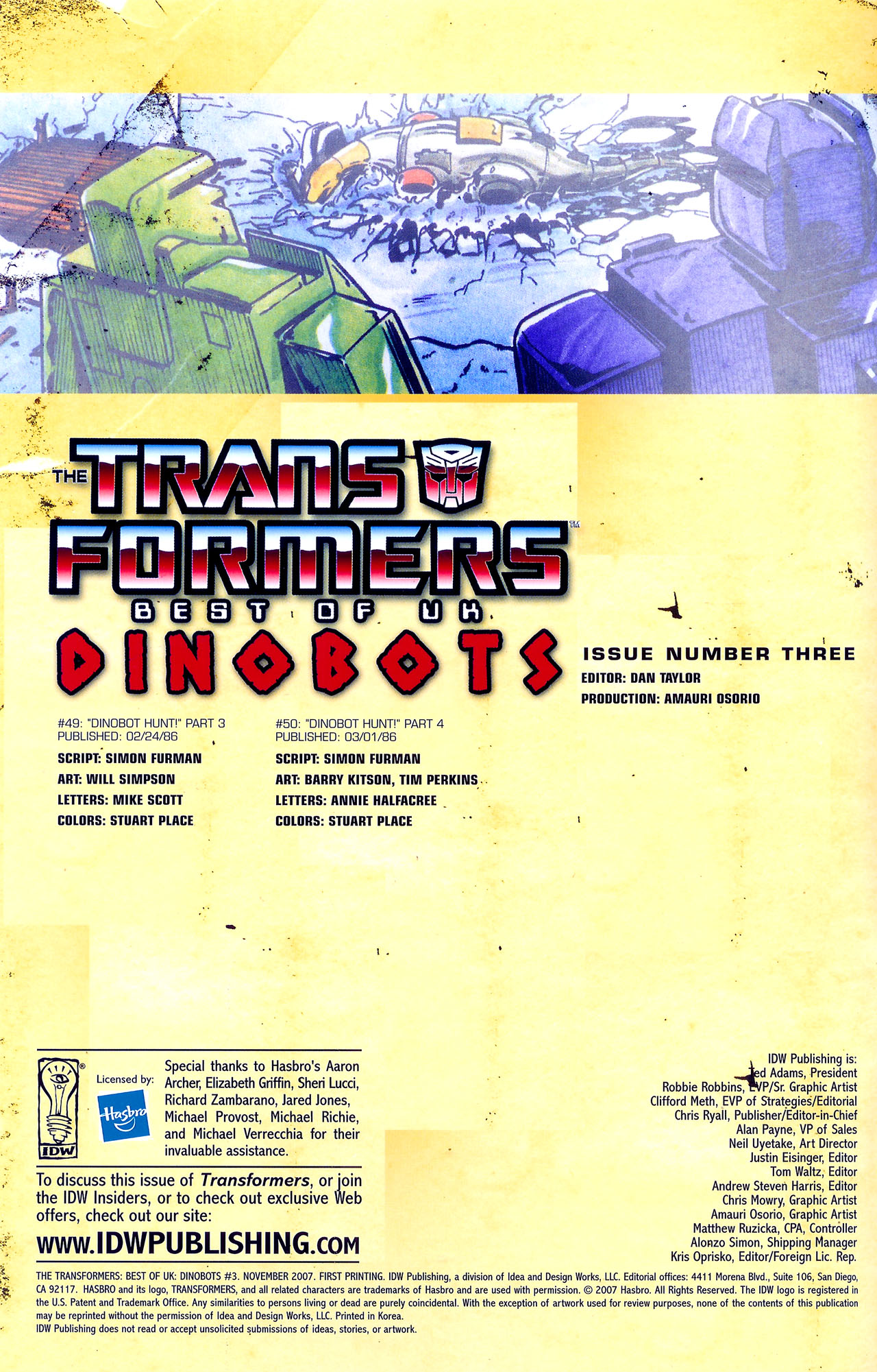 Read online The Transformers: Best of UK: Dinobots comic -  Issue #3 - 3