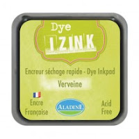 Izink dye ink pad - Vert Clair Verveine