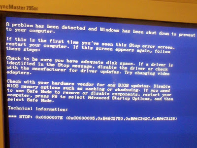 BSOD 0x0000007E (0xC0000005, 0xB46С2750, 0xBA4C342C, 0xBA4C3128) BSOD 0x0000007E (0xC0000005, 0xB46С2750, 0xBA4C342C, 0xBA4C3128)