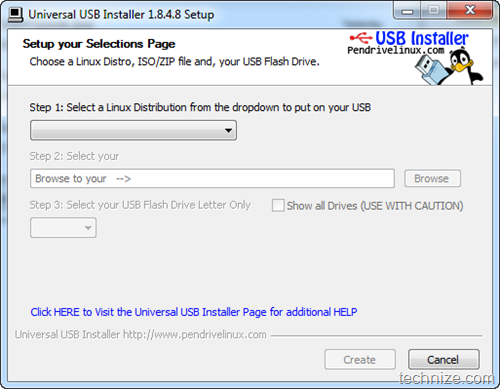 universal usb installer for windows vista