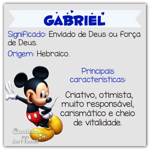 Cantinho dos Nomes Significado do Nome