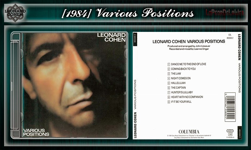  Leonard Cohen | Discografia de estudio | 1967-2015 | 320Kbs