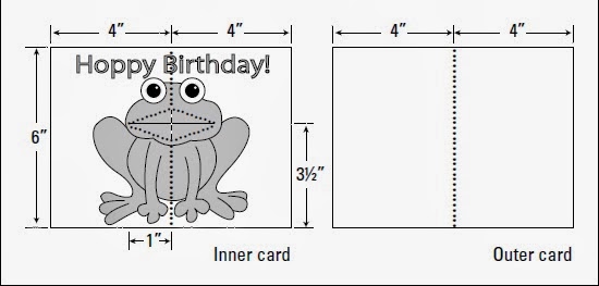 Paper Crafting: Talking Frog Card