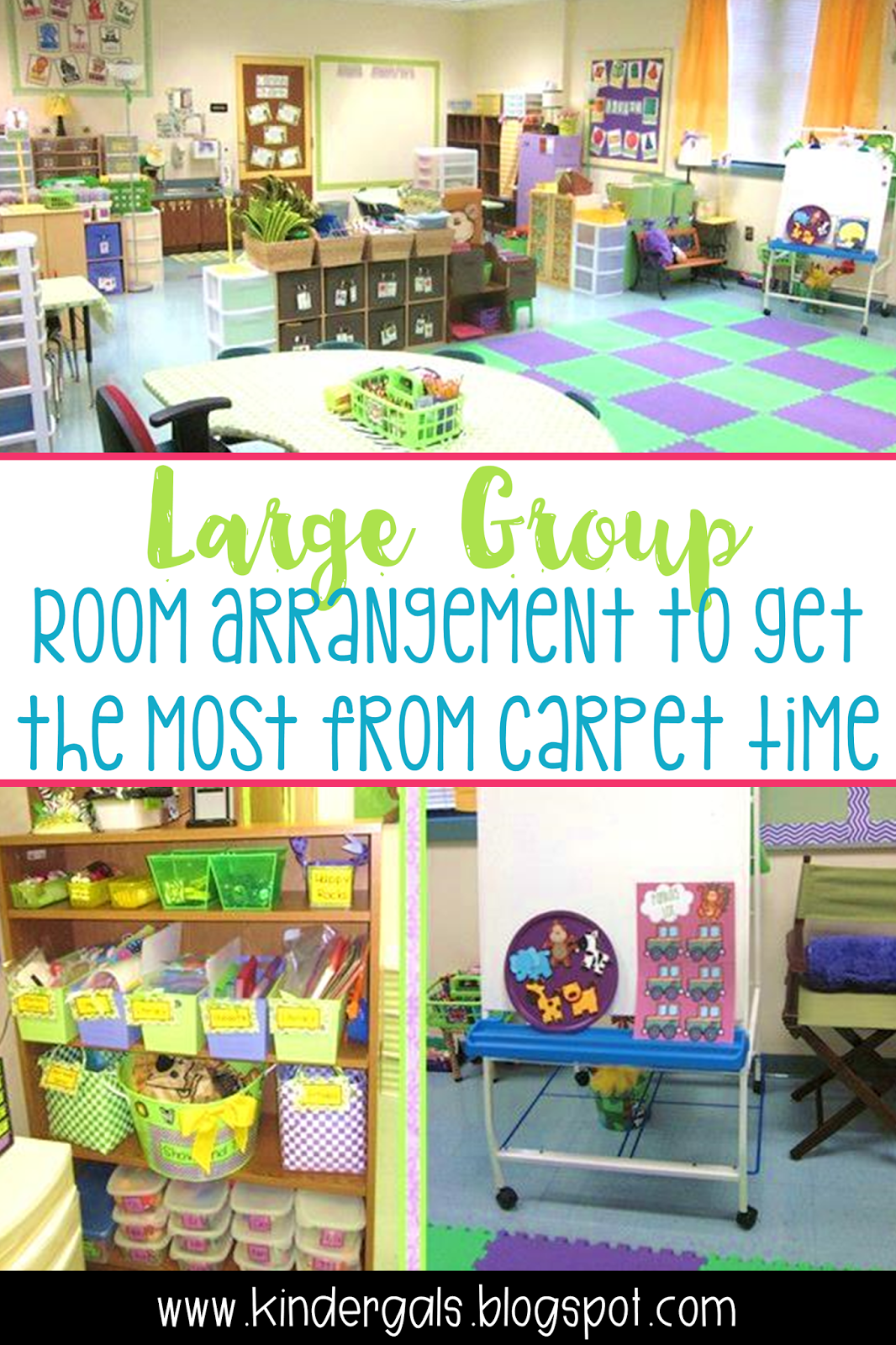 KinderGals Classroom Set Up Large Group Meeting Area