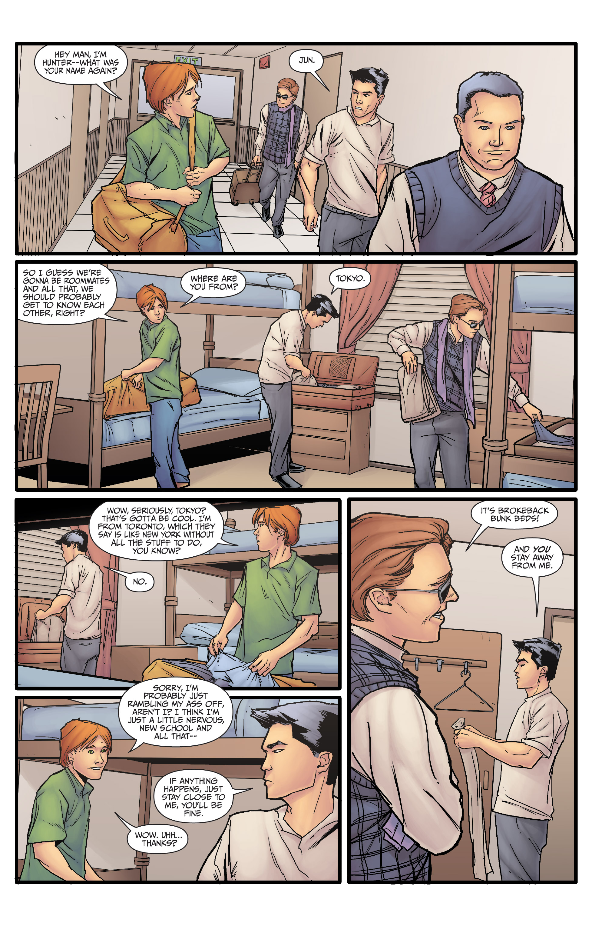 Read online Morning Glories comic -  Issue #1 - 33