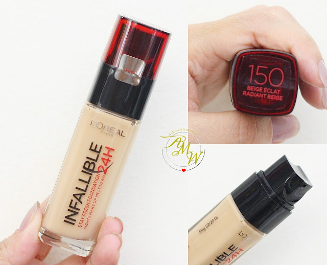 L'Oreal Infallible 24H Stay Fresh Foundation review a photo of L'Oreal Infallible 24H Stay Fresh Foundation