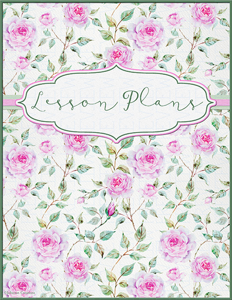 Johnson Creations: Vintage Roses Lesson Plans Book Cover