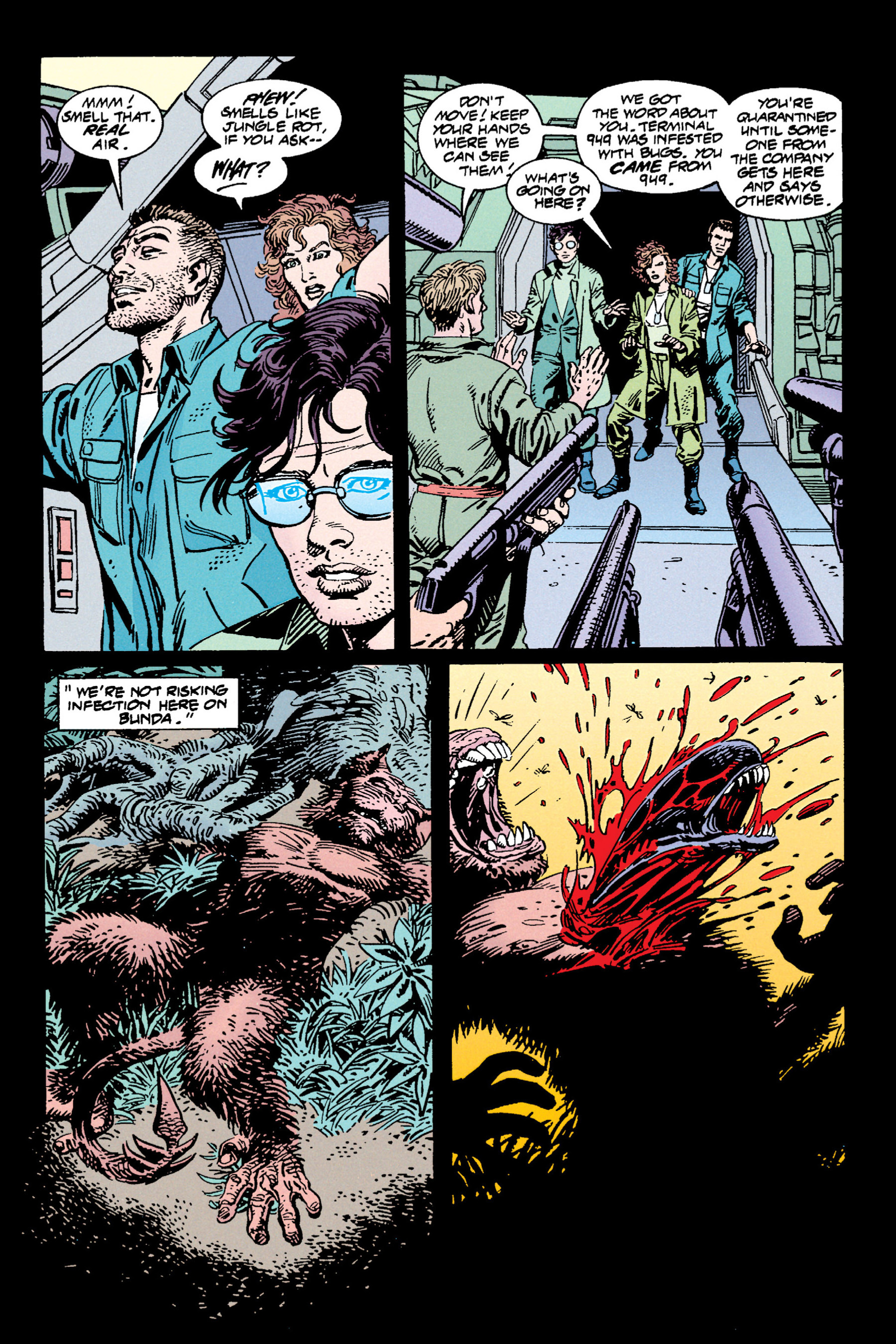 Read online Aliens vs. Predator Omnibus comic -  Issue # _TPB 1 Part 3 - 64