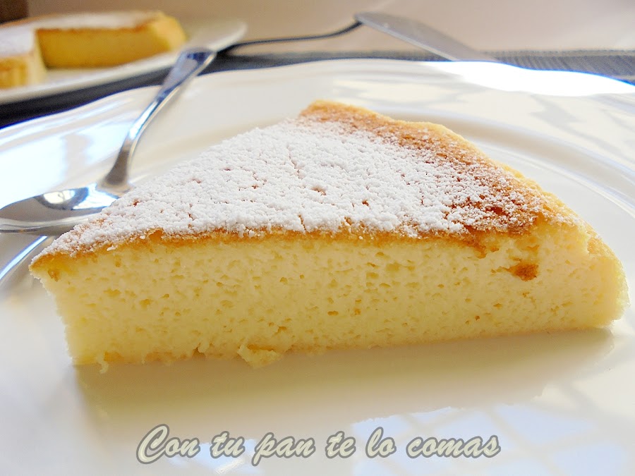 Pastel de queso y chocolate blanco