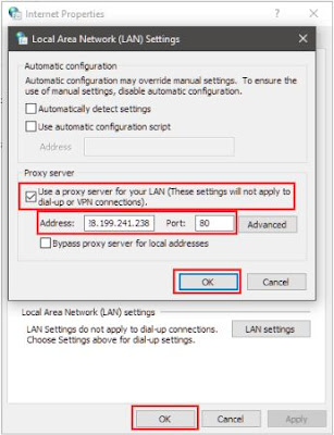 Network Settings Proxy Network Settings Proxy