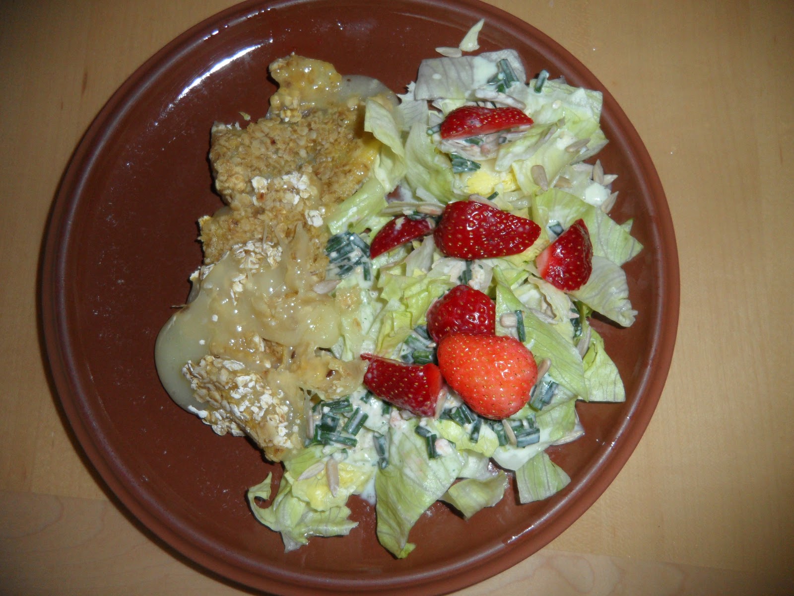 Josettas Welt: Hafer - Käsetaler mit einem knackigen Salat