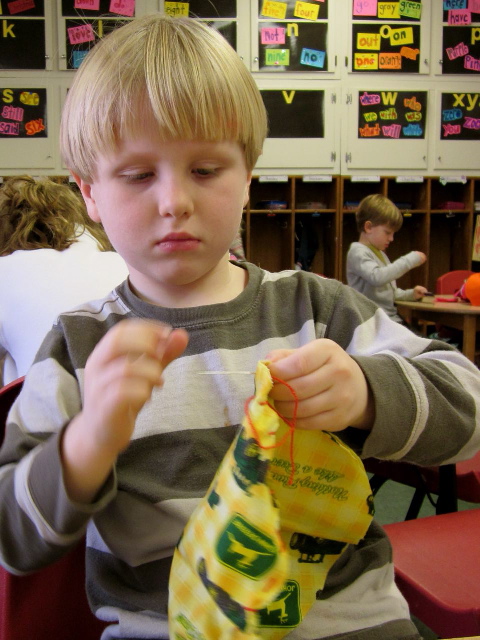 Boyschooling: Sewing with Boys (Guest Blogger)