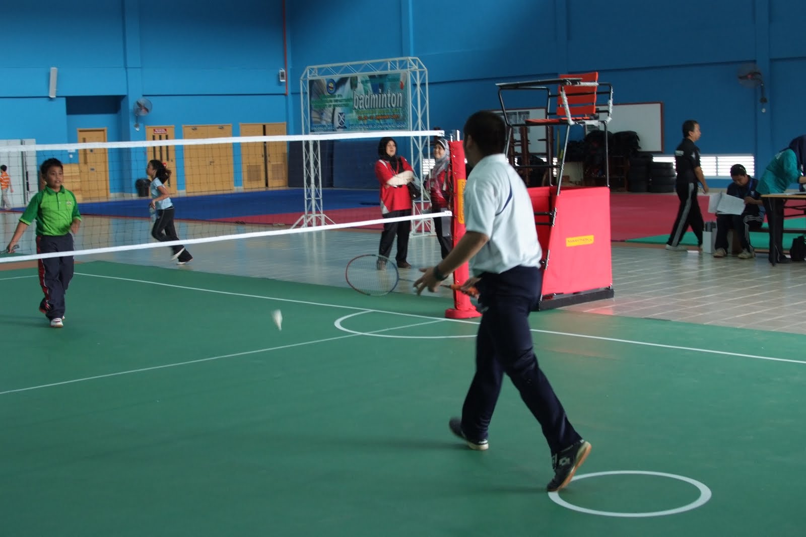 SR Hj Tarif PERLAWANAN BADMINTON SEKOLAH DI SUKAN KAWASAN BRUNEI I