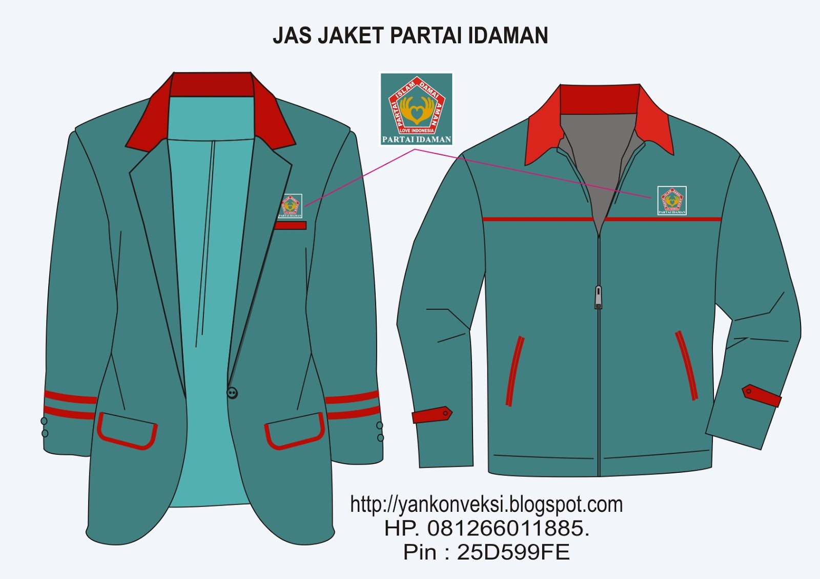 JAS JAKET PARTAI IDAMAN RHOMA IRAMA