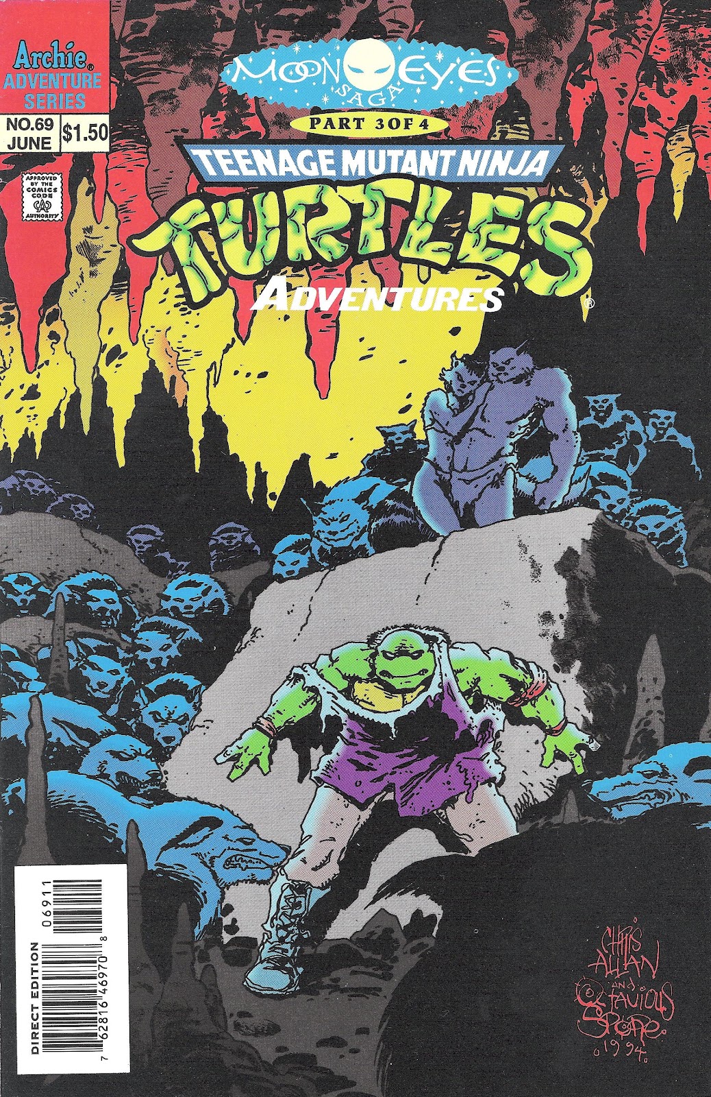 Teenage Mutant Ninja Turtles Adventures (1989) issue 69 - Page 1