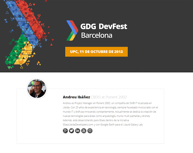 Últimos avisos para el Devfest Barcelona, ponentes finales, apps y kitkats ? #gdg #event #devfestbcn