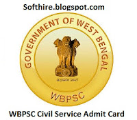 WBPSC Civil Service Admit Card 