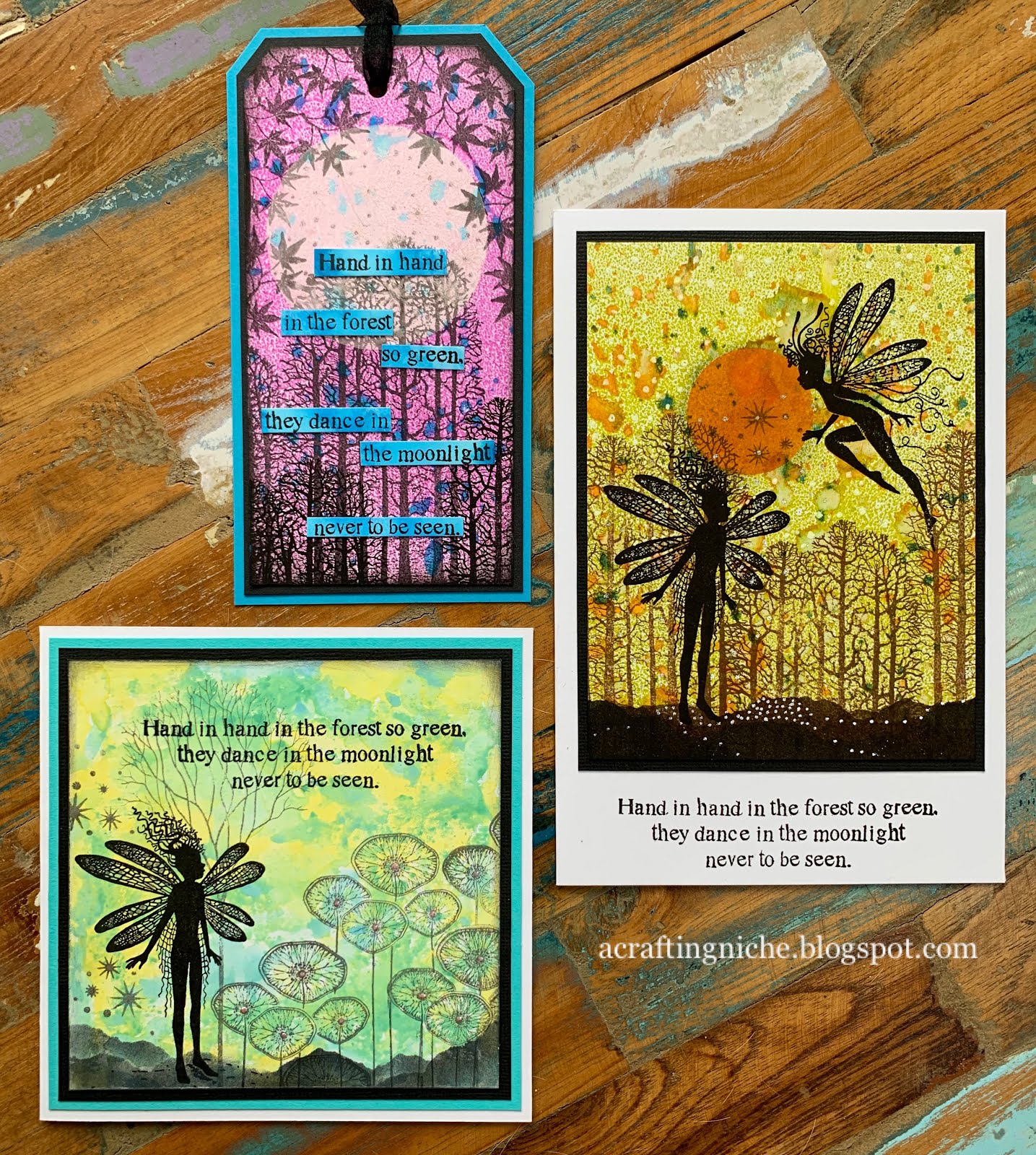 A Crafting Niche Lavinia Stamps Design Team Samples for Hochanda TV on