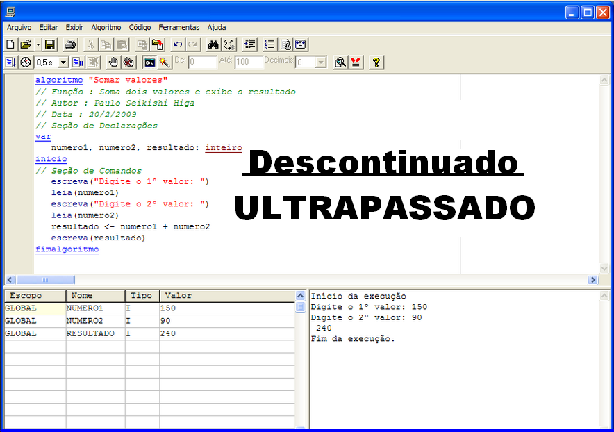 Exemplo De Como Utilizar O Comando Para Faça Em Visualg