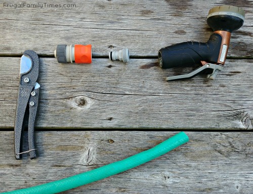 DIY Garden Hose Repair - a better than new quick fix | Frugal Family Times