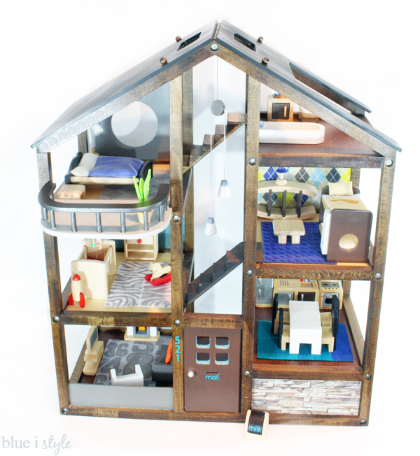 DIY Dollhouse Makeover Blue i Style Creating an Organized & Pretty