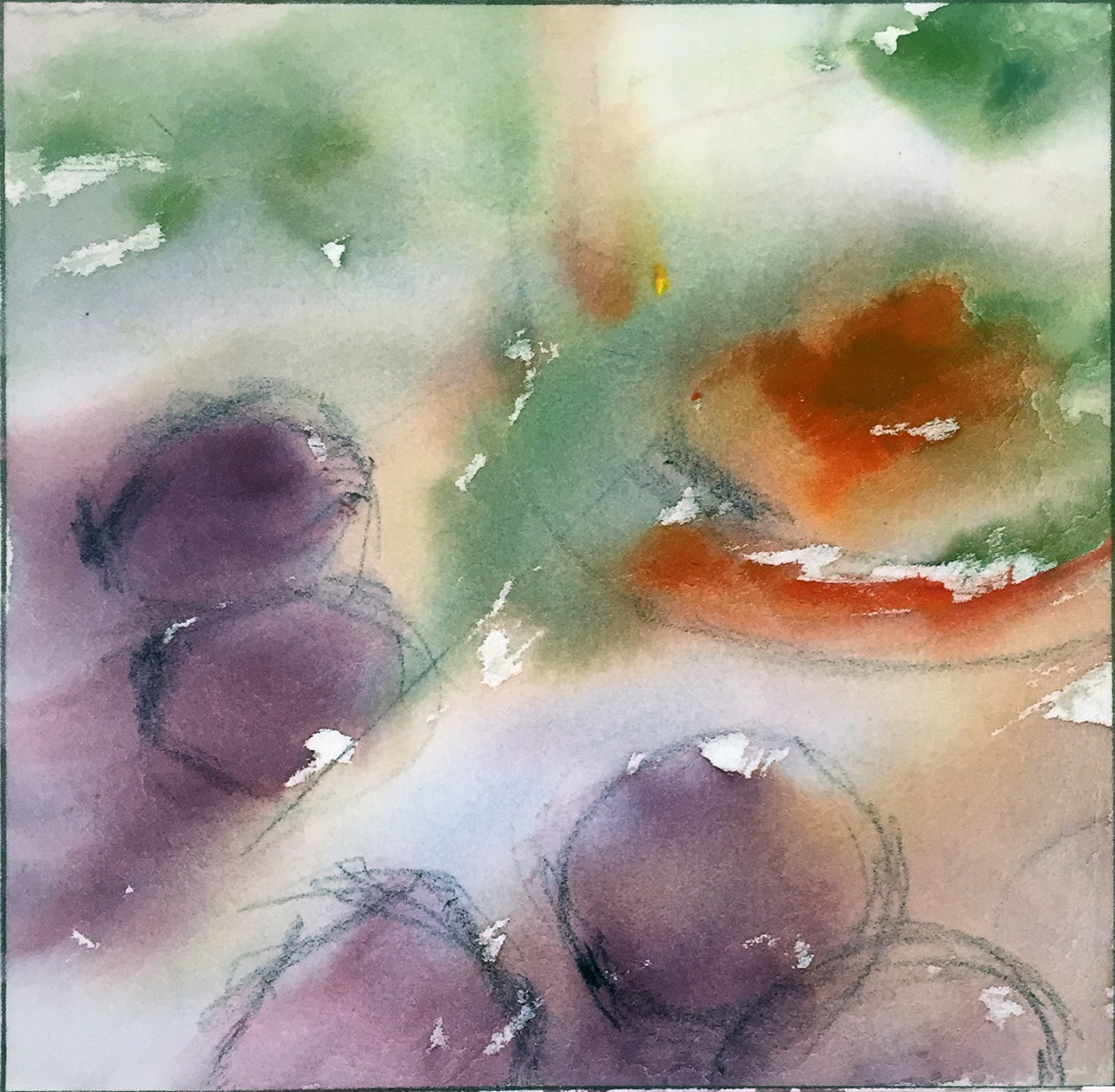 Barbara Newton Art Journal Gouache underpainting for pastel