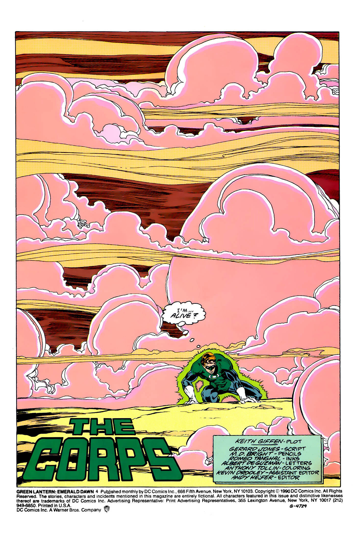 Read online Green Lantern: Emerald Dawn comic -  Issue #4 - 2