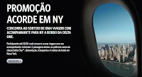 Promoção Acorde em NY Delta One www.acordeemny.com.br