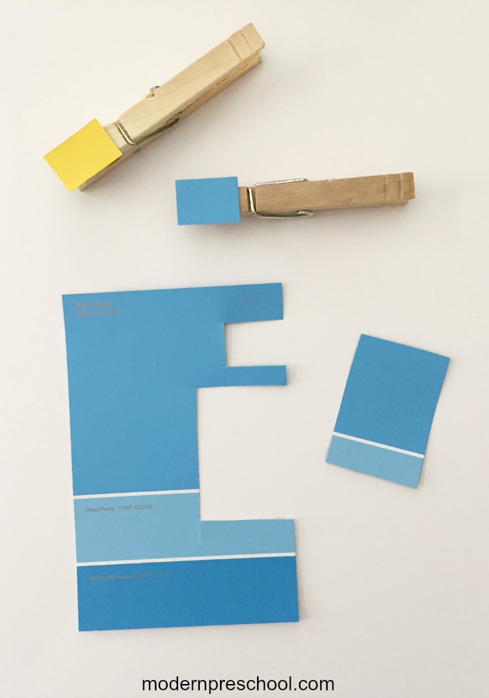 Rainbow Paint Chip Color Match