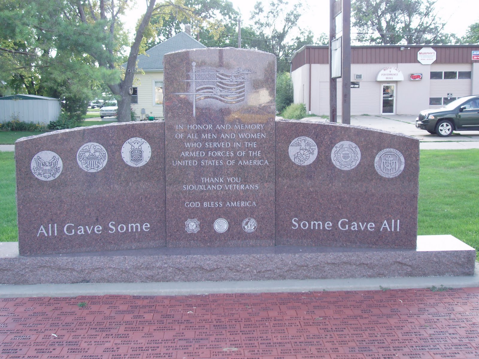 History and Culture by Bicycle South Sioux City Veterans Memorial Park