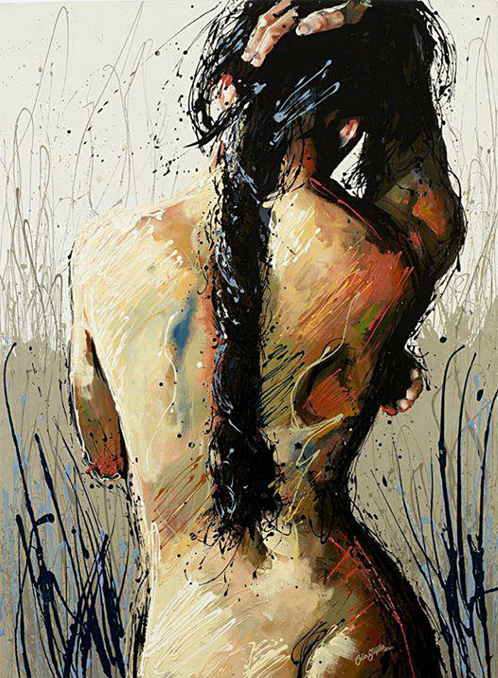 Портрет акрилом. Colin Staples Colin Staples