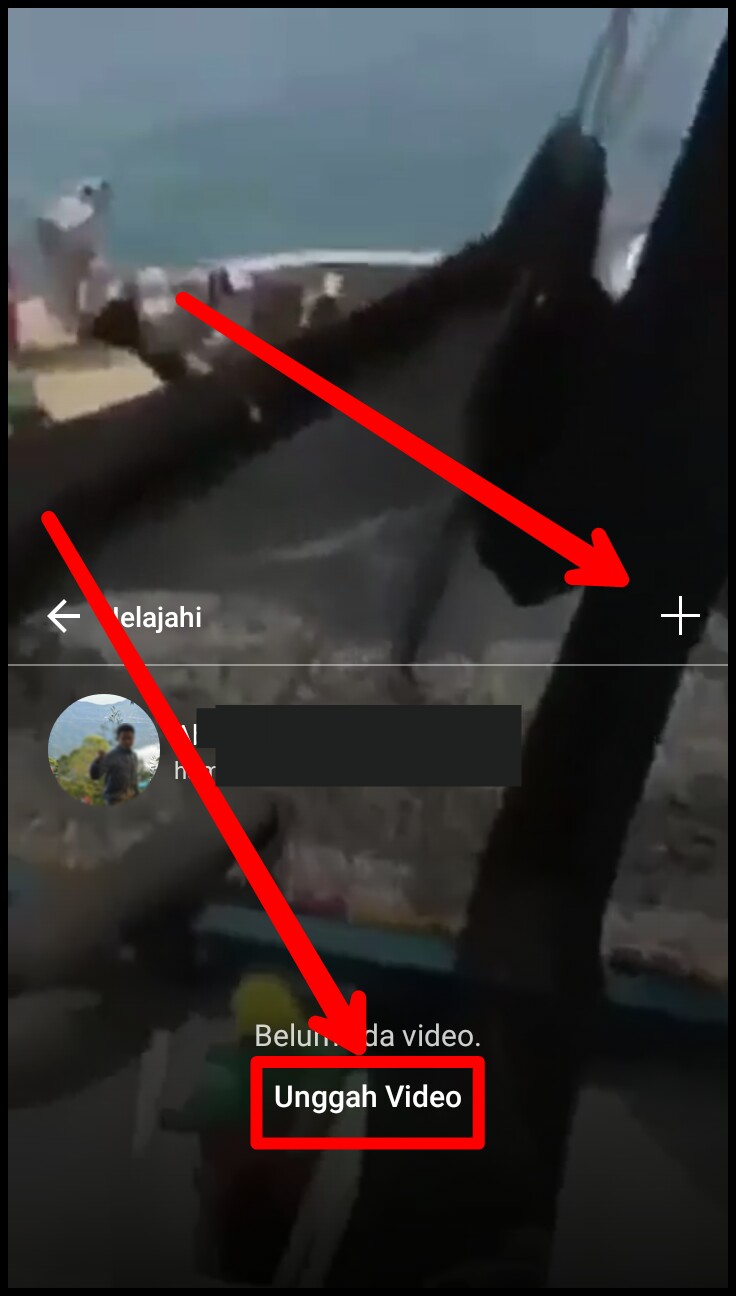 cara upload video di igtv