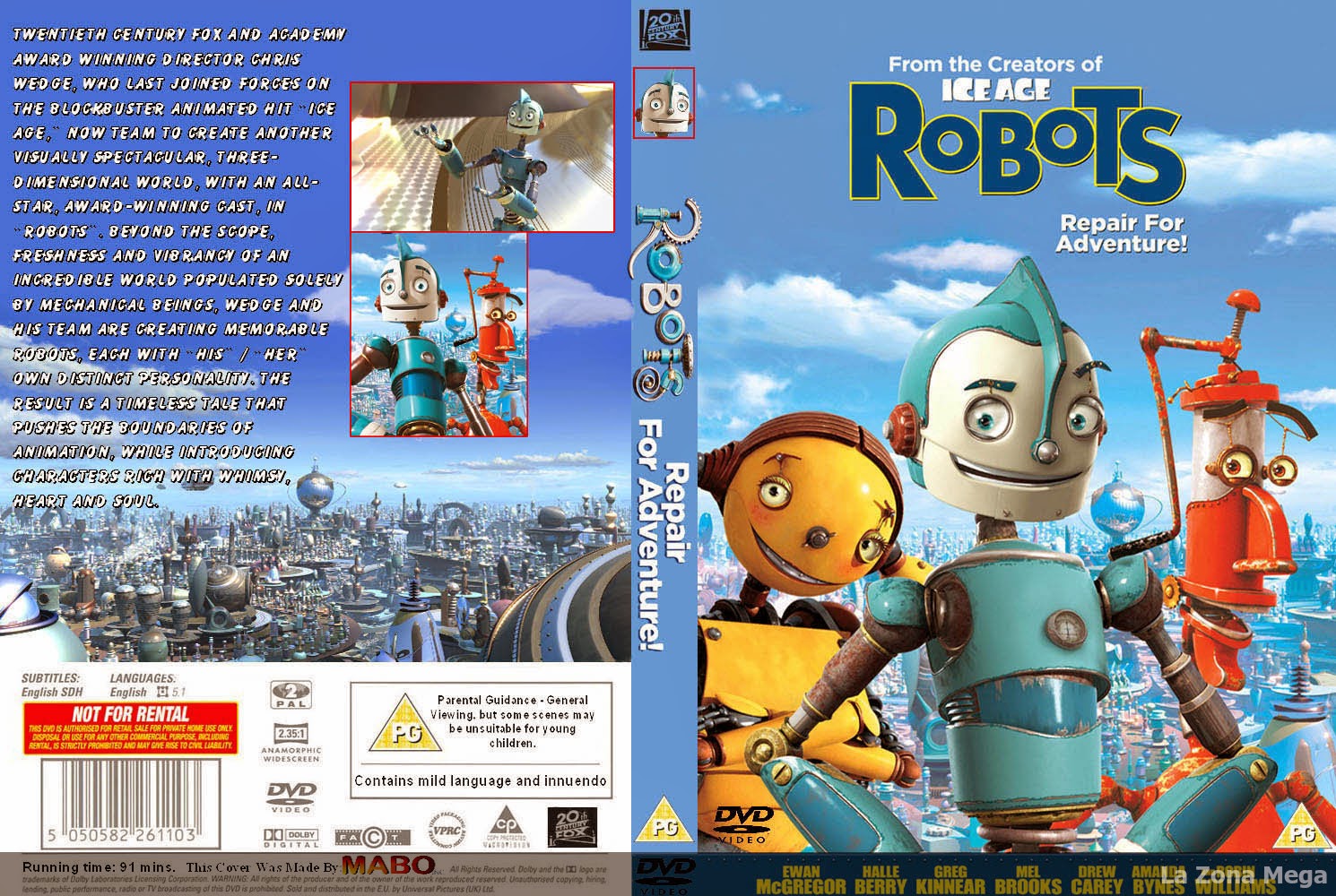 Robots | DVDRip | Español Latino | La Zona Mega - Buscando Al Robot Pelicula Completa En Español Latino