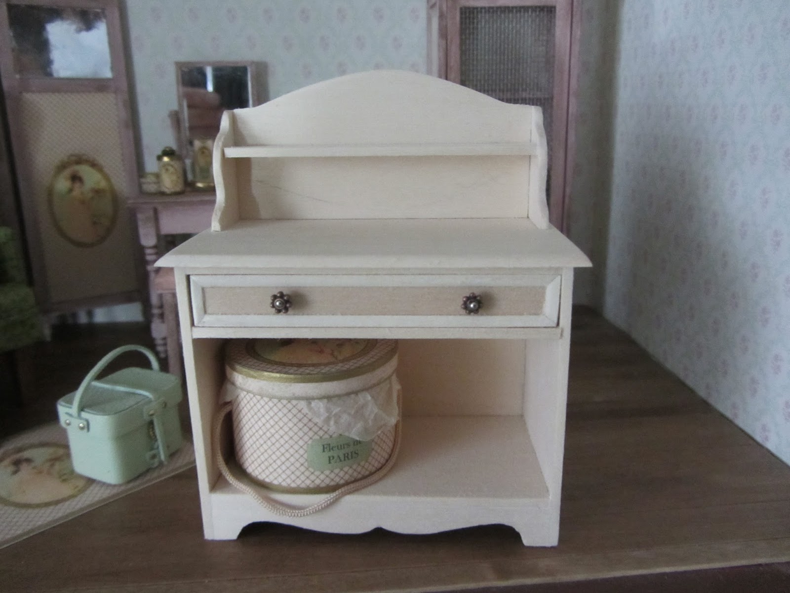 Nostalgie in 1:12: Waschtisch